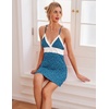 image:imageEkouaer Sleepwear Womens Chemise Nightgown Full Slip Lace Lounge DressDog Footprints
