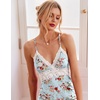 image:imageEkouaer Sleepwear Womens Chemise Nightgown Full Slip Lace Lounge DressMint Flower