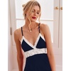 image:imageEkouaer Sleepwear Womens Chemise Nightgown Full Slip Lace Lounge DressNavy