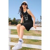 image:imageEkouaer Tank Nightgowns for Women Sleeveless Sleep Dress Crew Neck Sleep Shirt Comfy Pajama DressBlack Sleep