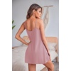 image:imageEkouaer Women Lace Nightgown Sexy Spaghetti Strap Cami Sleeveless Chemise Sleepwear Sleep DressCameo Pink