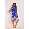 image:imageEkouaer Womens House Dress Floral Print Moo Moos Nightgowns Moomoo Dresses Mumus with PocketsBloom Flower