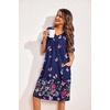 image:imageEkouaer Womens House Dress Floral Print Moo Moos Nightgowns Moomoo Dresses Mumus with PocketsButterfly and Flower