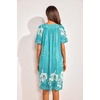 image:imageEkouaer Womens House Dress Floral Print Moo Moos Nightgowns Moomoo Dresses Mumus with PocketsGreen