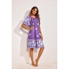 image:imageEkouaer Womens House Dress Floral Print Moo Moos Nightgowns Moomoo Dresses Mumus with PocketsPurple