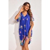 image:imageEkouaer Womens House Dress Floral Print Nightgown with Pockets Mumu DressBloom
