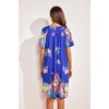 image:imageEkouaer Womens House Dress Floral Print Nightgown with Pockets Mumu DressBloom