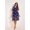 image:imageEkouaer Womens House Dress Floral Print Nightgown with Pockets Mumu DressButterfly