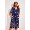 image:imageEkouaer Womens House Dress Floral Print Nightgown with Pockets Mumu DressButterfly