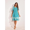 image:imageEkouaer Womens House Dress Floral Print Nightgown with Pockets Mumu DressGreen