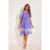 image:imageEkouaer Womens House Dress Floral Print Nightgown with Pockets Mumu DressLilac