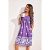 image:imageEkouaer Womens House Dress Floral Print Nightgown with Pockets Mumu DressPurple