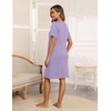 image:imageEkouaer Womens House Dress Nightgown with Pockets Mumu DressLilac
