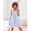 image:imageEkouaer Womens Nightgown 2 Pack Nightgown V Neck Lace Sleepwear Sleeveless Chemise Womens nightgowns amp sleepshirts SXXLBlackblue Cherry