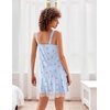 image:imageEkouaer Womens Nightgown 2 Pack Nightgown V Neck Lace Sleepwear Sleeveless Chemise Womens nightgowns amp sleepshirts SXXLBlackblue Cherry