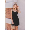 image:imageEkouaer Womens Nightgown Pj Dress for Women Adjustable Spaghetti Chemise Sleeveless V Neck SleepwearBlack