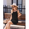image:imageEkouaer Womens Nightgown Pj Dress for Women Adjustable Spaghetti Chemise Sleeveless V Neck SleepwearBlack