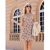 image:imageEkouaer Womens Nightgown Pj Dress for Women Adjustable Spaghetti Chemise Sleeveless V Neck SleepwearChampagne Leopard Print
