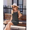 image:imageEkouaer Womens Nightgown Pj Dress for Women Adjustable Spaghetti Chemise Sleeveless V Neck SleepwearDark Grey
