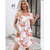 image:imageEkouaer Womens Nightgown Soft Sleepwear Pleated Sleepshirt Sleep Dress Short Sleeve Nightdress S3XLPurple Die Tye