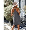 image:imageEkouaer Womens Racerback Sleeveless NightgownCharcoal Grey