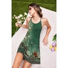 image:imageEkouaer Womens Racerback Sleeveless NightgownFloral Green