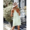 image:imageEkouaer Womens Racerback Sleeveless NightgownLight Green Floral