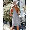 image:imageEkouaer Womens Racerback Sleeveless NightgownLight Grey
