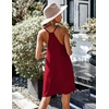 image:imageEkouaer Womens Racerback Sleeveless NightgownWine Red