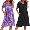 Purple Floral/Black