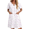 White Purple Floral