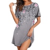 Light Grey Pink Florals