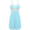 image:imageEkouaer Sleepwear Womens Chemise Nightgown Full Slip Lace Lounge DressLight Blue