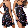 Black Purple Floral
