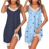 Navy Blue+lightblue Star