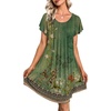 Green Boho Floral