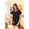 image:imageEkouaer Long Nightgown Womens Loungewear Short Sleeve Sleepwear Full Length Sleep Shirt with PocketsBlack Floral