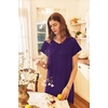 image:imageEkouaer Long Nightgown Womens Loungewear Short Sleeve Sleepwear Full Length Sleep Shirt with PocketsDark Violet
