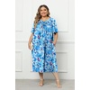 image:imageEkouaer Plus Womens Plus Size Mumu Dress Short Sleeve House Dress Momo Sleepdress with Pockets