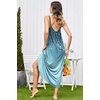 image:imageEkouaer Womens Sleeveless Nightgown Full Slip Nightshirt Print Nightwear Full Length Loungewear Soft NightdressBlue Green Floral