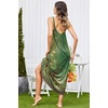 image:imageEkouaer Womens Sleeveless Nightgown Full Slip Nightshirt Print Nightwear Full Length Loungewear Soft NightdressGreen Ethnic Style