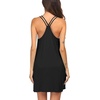 image:imageEkouaer Womens V Neck Sleeveless NightgownBlack