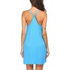 image:imageEkouaer Womens V Neck Sleeveless NightgownDark Sky Blue