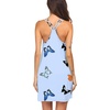 image:imageEkouaer Womens V Neck Sleeveless NightgownLight Blue Butterfly