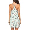 image:imageEkouaer Womens V Neck Sleeveless NightgownLight Green Floral
