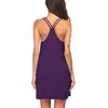image:imageEkouaer Womens V Neck Sleeveless NightgownPurple
