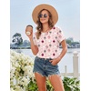 image:imageEkouaer 2 Pack Nightgowns for Women Sleepshirt Short Sleeve Night Shirts Soft Sleep Dress Classic NightDress SXXLSheeppink