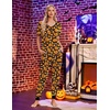 image:imageEkouaer Pajamas for Women Set 2 Piece Lounge Set Short Sleeve Pjs Joggers Long Pants Sleepwear with PocketsBlack Halloween