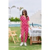 image:imageEkouaer Pajamas for Women Set 2 Piece Lounge Set Short Sleeve Pjs Joggers Long Pants Sleepwear with PocketsPink Heart