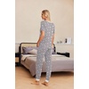 image:imageEkouaer Pajamas for Women Set 2 Piece Lounge Set Short Sleeve Pjs Joggers Long Pants Sleepwear with PocketsPink Star